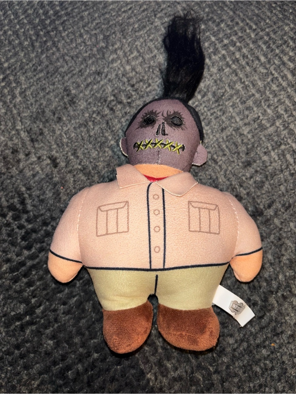 Beetlejuice Shrunken Head Bob Plush Toy Factory Tagged